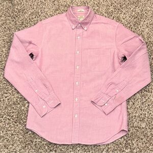 J.Crew Men’s Slim Fit Oxford Dusty Pink Cotton Shirt — Size Small